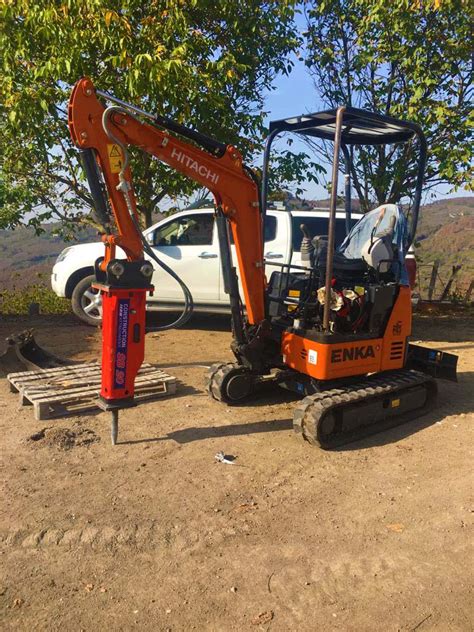 hydraulic hammer for mini excavator for sale|miniexcavator with breaker attachment pictures.